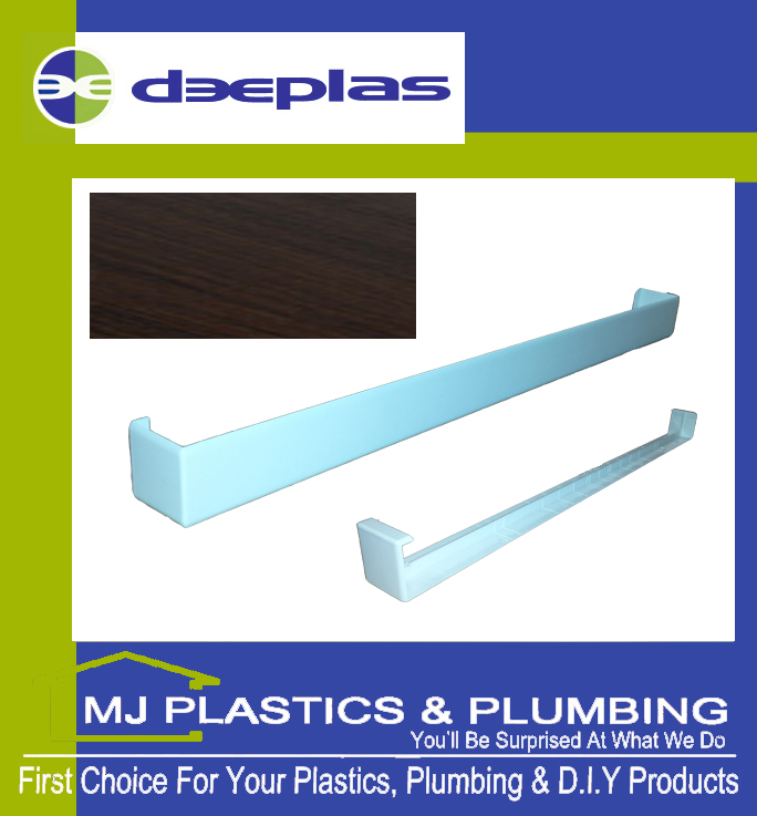 Deeplas Fascia Joint Double Ended Square Edge 500mm - Rosewood